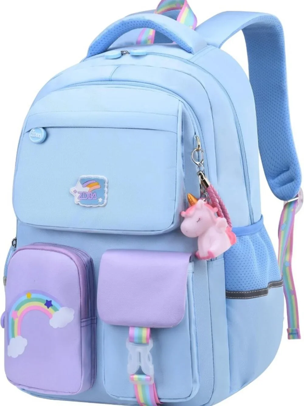 Ergonomic Lightweight Unicorn Backpack for Girls - Waterproof Schoolbag